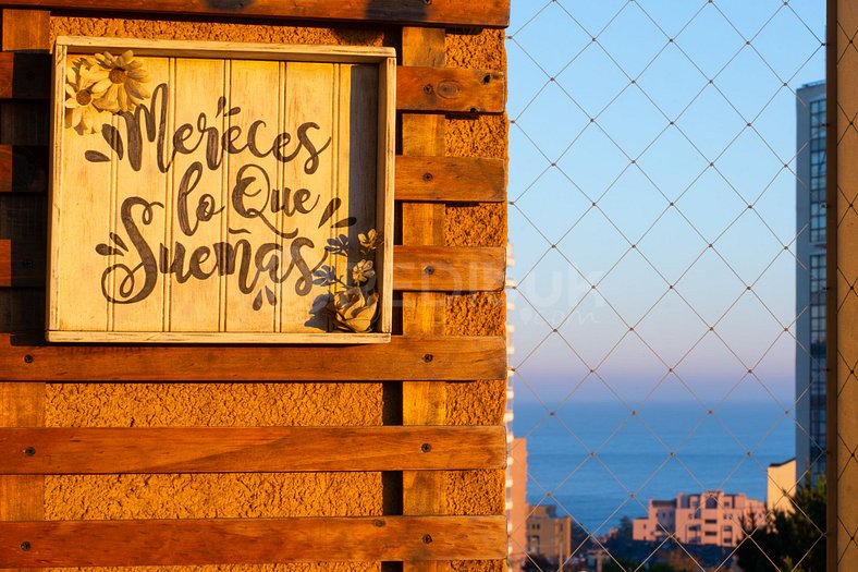 Departamento con Vista Despejada en Jardín del Mar