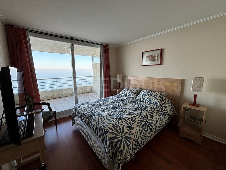 Hermoso Departamento con Insuperable Vista al Mar