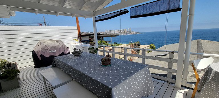 Increíble casa 8 personas frente al mar en Concón