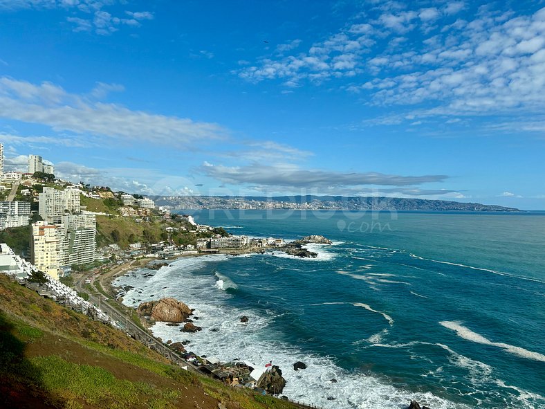 Moderno Depto con Hermosa Vista al Mar