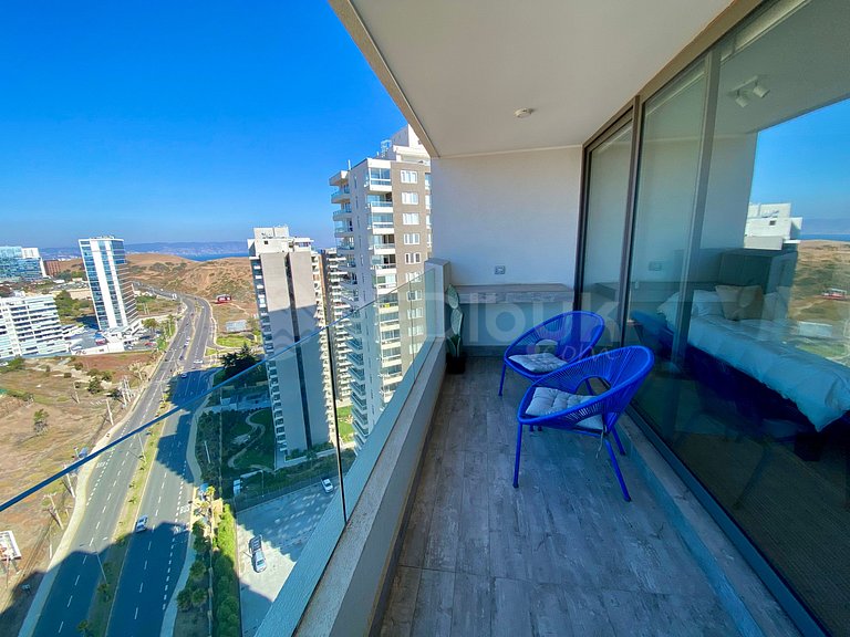 Nuevo y Moderno Departamento con Vista Despejada en Concón