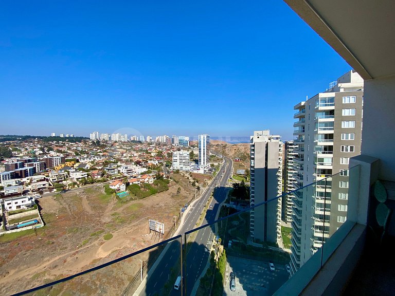 Nuevo y Moderno Departamento con Vista Despejada en Concón