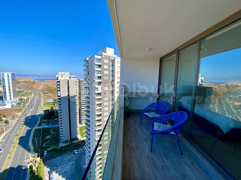 Nuevo y Moderno Departamento con Vista Despejada en Concón